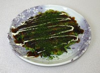 小松菜のお好み焼き