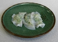 小松菜の水餃子